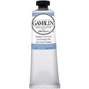 GAMBLIN ARTIST'S OIL COLOR PORTLAND COOL GREY 37ml