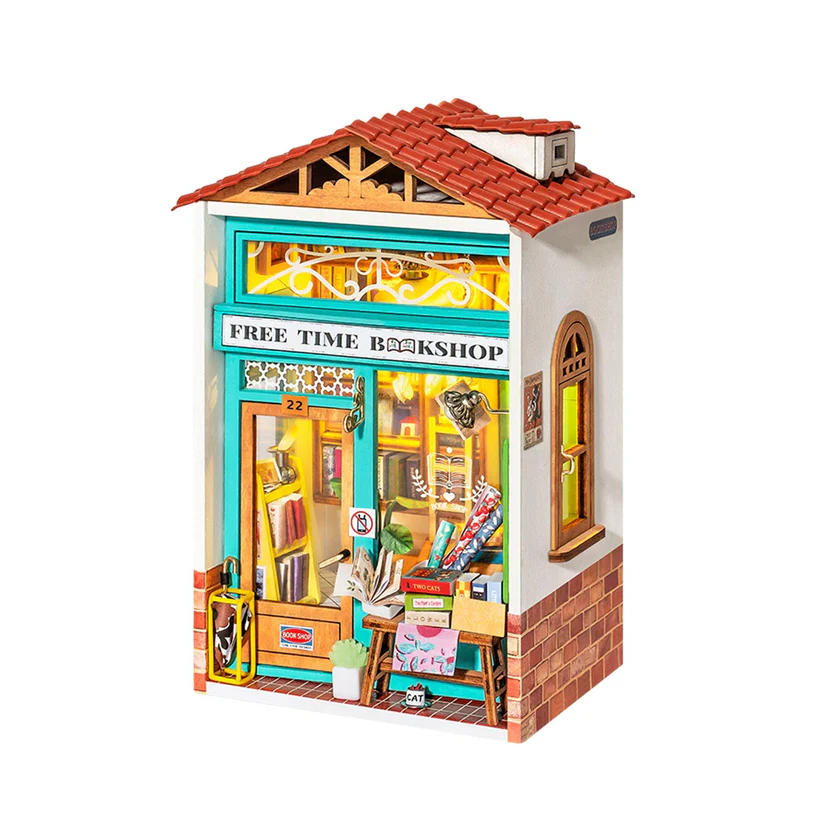 DIY MINIATURE HOUSE KIT - FREE TIME BOOKSHOP