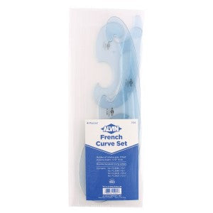4-PIECE FRENCH CURVE SET