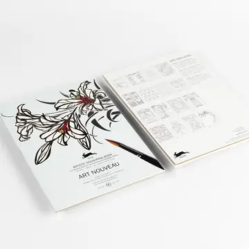 ARTIST&#39;S COLORING BOOK- ART NOUVEAU