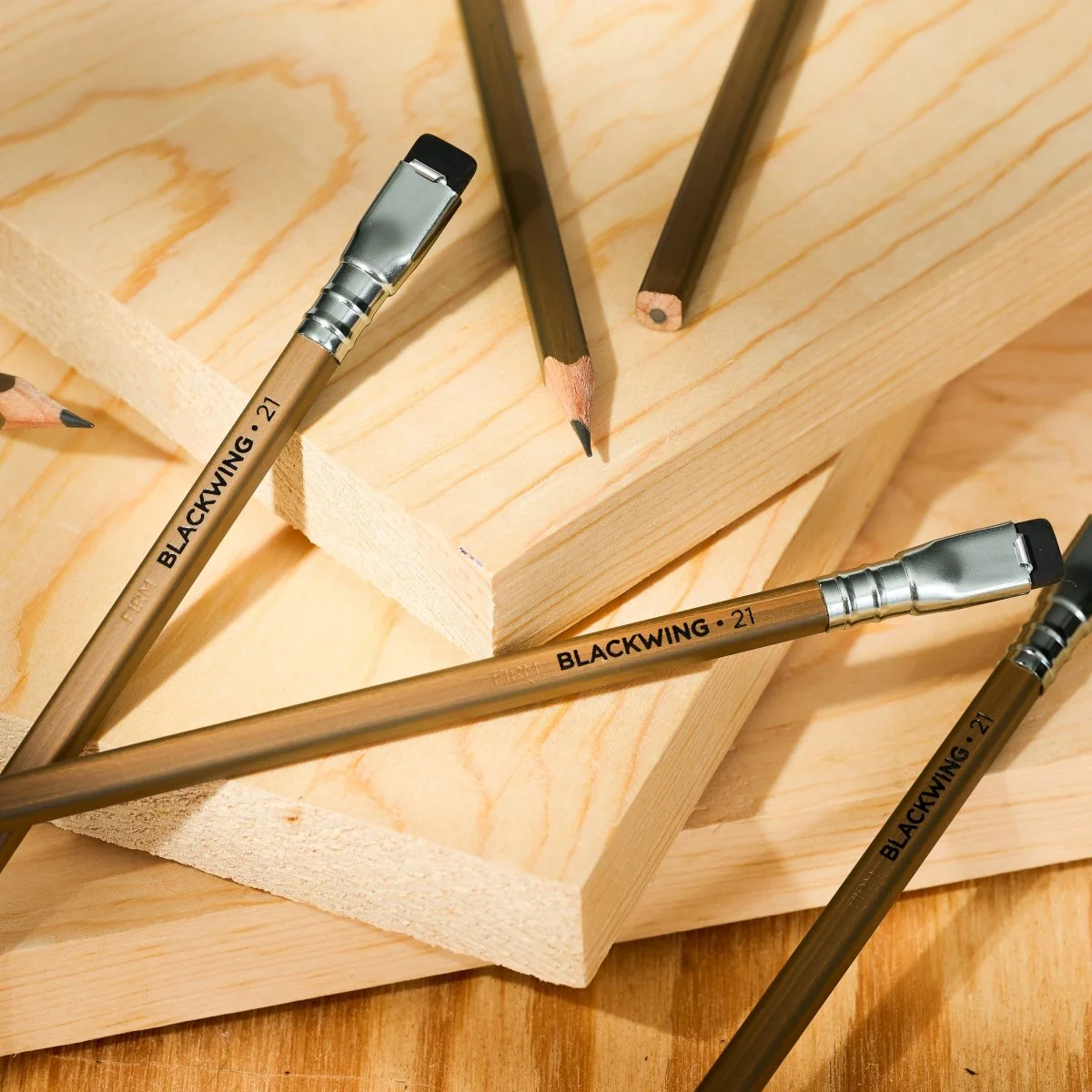 BLACKWING PENCILS VOLUME 21 - WOODWORKING 12-PACK FIRM
