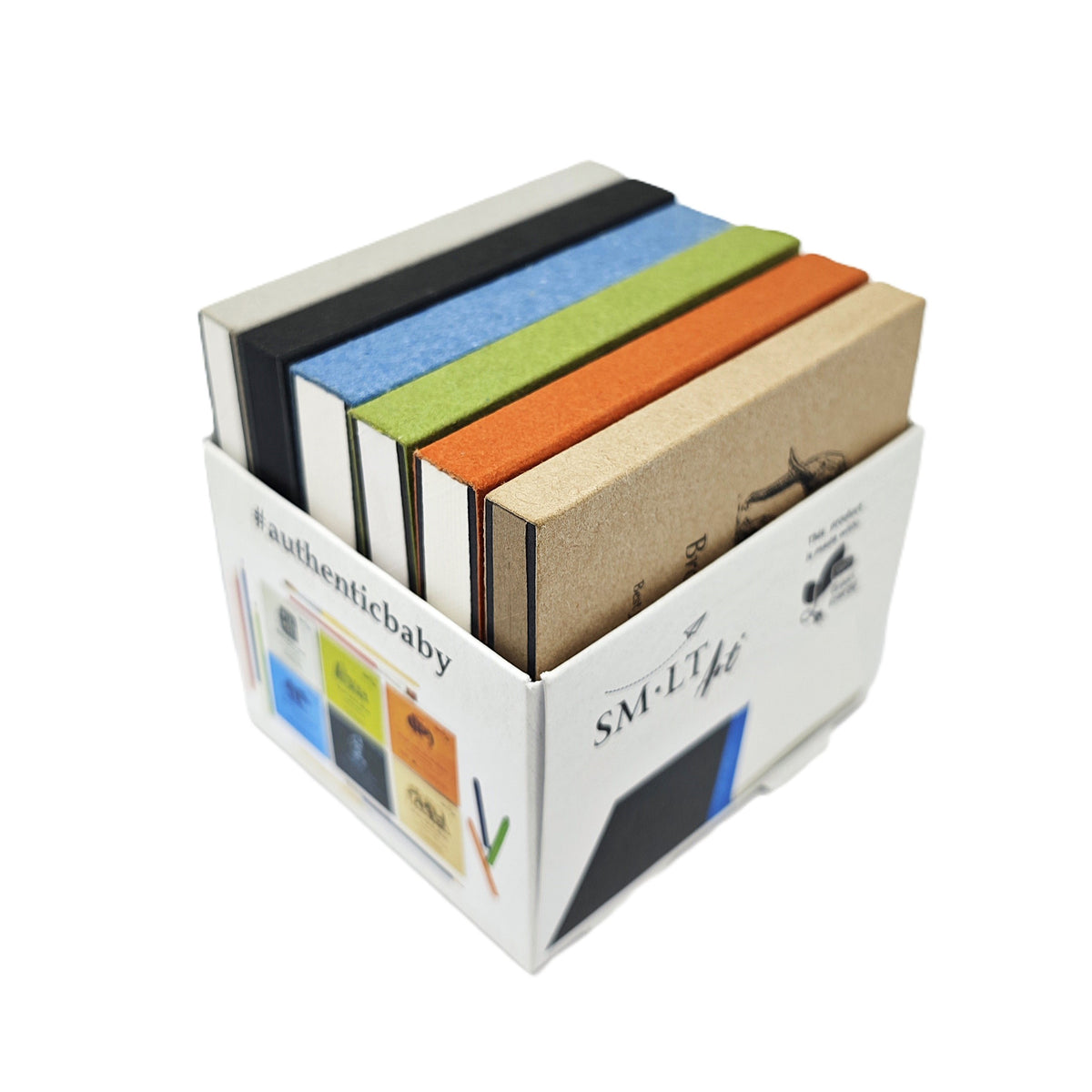 AUTHENTIC BABY - SET OF 6 ASSORTED SKETCH PADS 90 X 90MM
