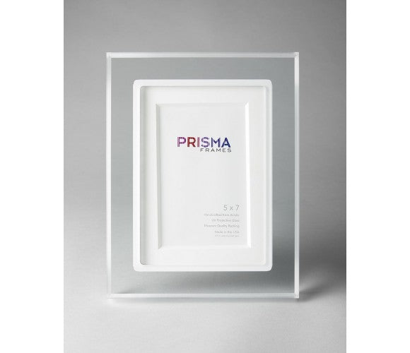 PRESTIGE CIRCA FRAME 5X7 SNOW WHITE LIP