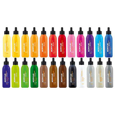 MONTANA ACRYLIC PAINT MARKER REFILLS 25ML BOTTLES - SHOCK ORANGE DARK
