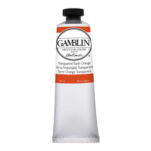 GAMBLIN ARTIST'S OIL COLOR TRANSPARENT EARTH ORANGE 37ml