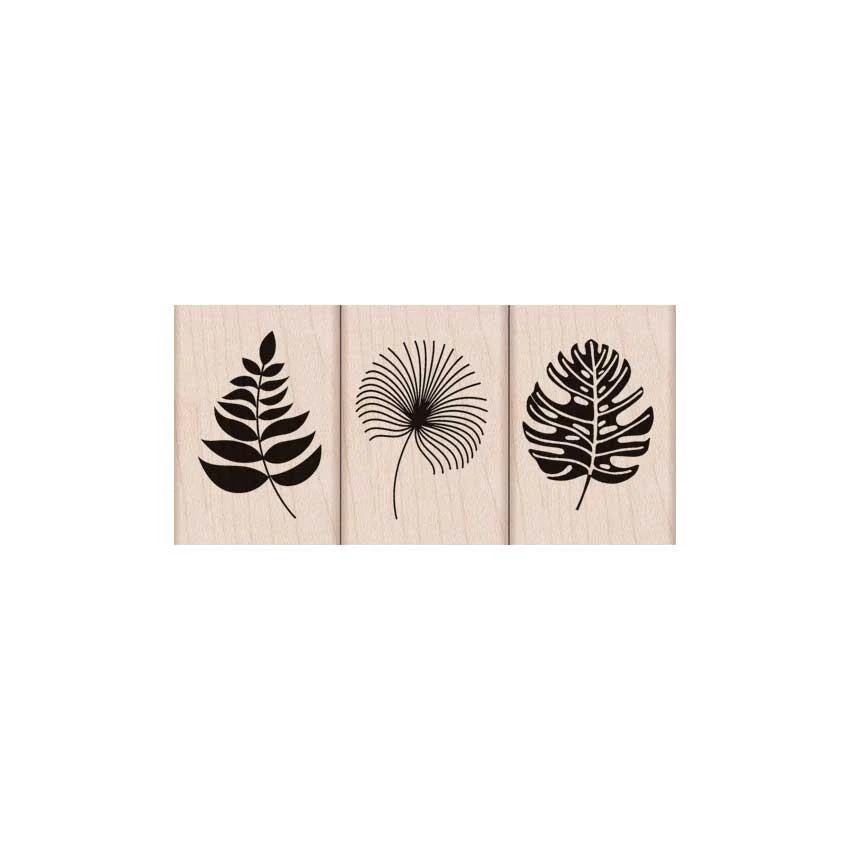 HERO ARTS STAMP- TROPICAL LEAVES