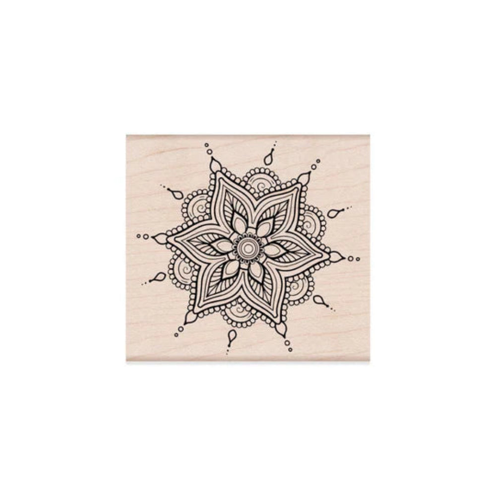 HERO ARTS STAMP- HENNA FLOWER PATTERN