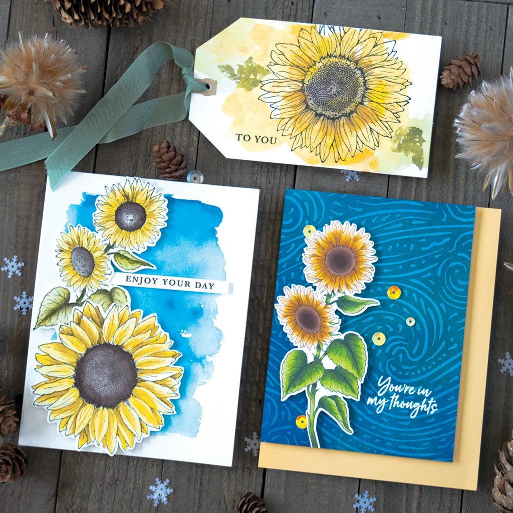HERO ARTS STAMP- SUNFLOWER