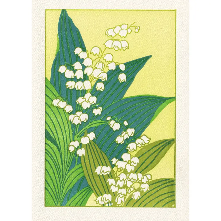 SATURN PRESS CARD - MAY BELLS
