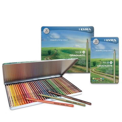 LYRA GRADUATE COLOR PENCIL TIN SET/12