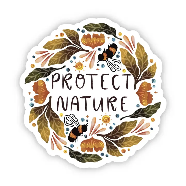 STICKER -PROTECT NATURE