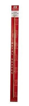ROUND BRASS TUBE OD 1/8''