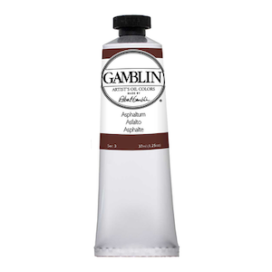 GAMBLIN ARTIST'S OIL COLOR ASPHALTUM 37ml