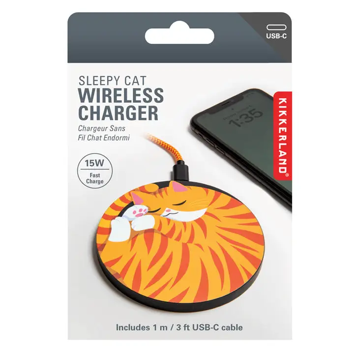 SLEEPY CAT WIRELESS CHARGER