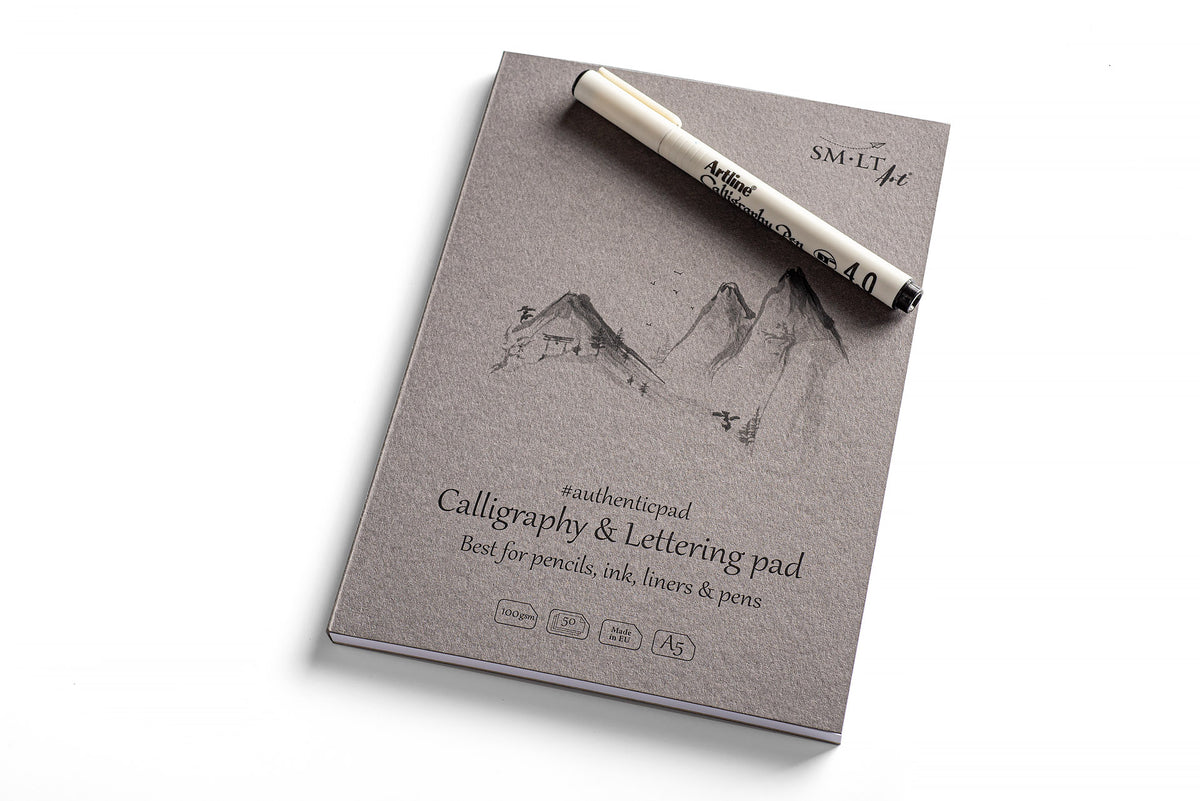 SKETCH PAD AUTHENTIC - CALLIGRAPHY &amp; LETTERING A5