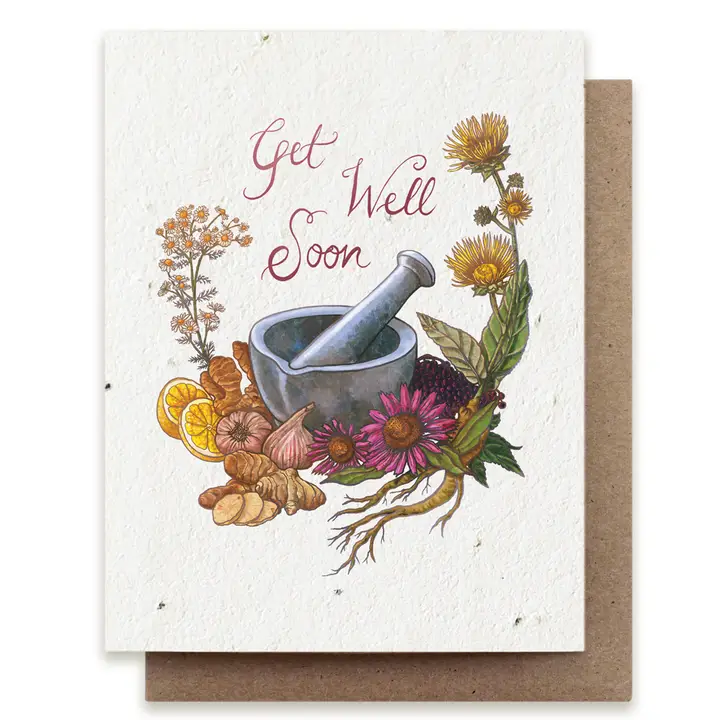 PLANTABLE SEED CARD -GET WELL SOON