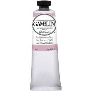 GAMBLIN ARTIST'S OIL COLOR PORTLAND WARM GREY 37ml