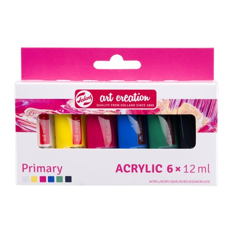 TAC ACRYL SET 6X12ML PRIMARY