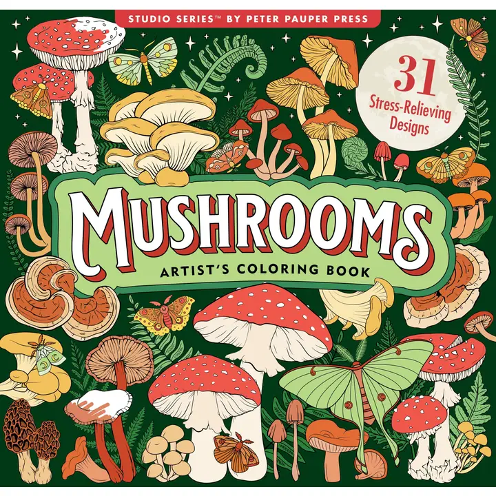 COLORING BOOK - MUSHROOMS
