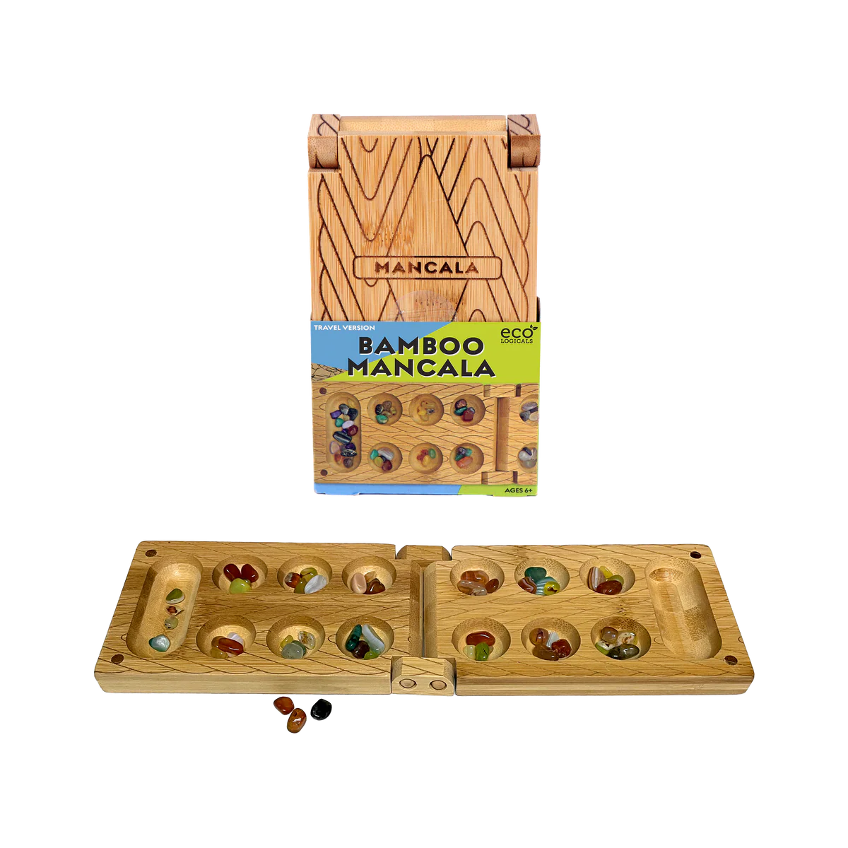 ECOLOGICALS - BAMBOO MANCALA (TRAVEL VERSION)