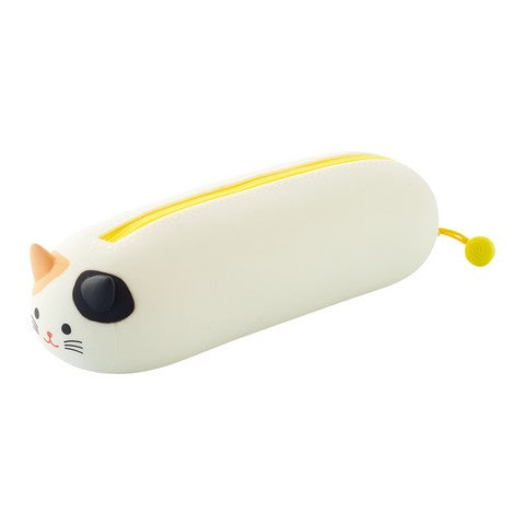 PUNILABO LYING DOWN ZIPPER POUCH-CALICO CAT