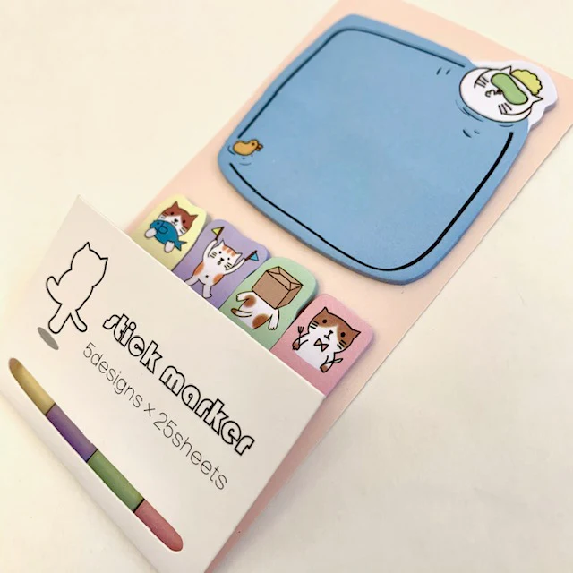STICKY NOTEPAD - CAT POOL