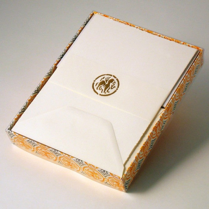 WRITING PAPERS AND LINED ENVELOPES- MEDIEVAL STYLE