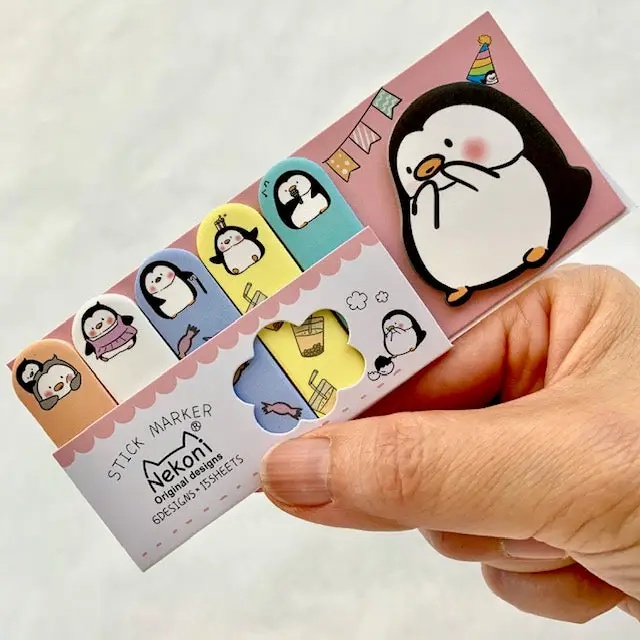 NEKONI PENGUIN STICKY NOTES