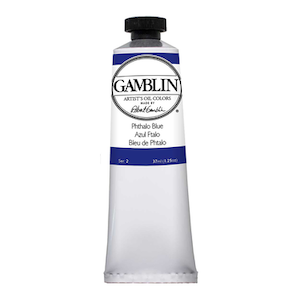 GAMBLIN ARTIST'S OIL COLOR PHTHALO BLUE 37ml