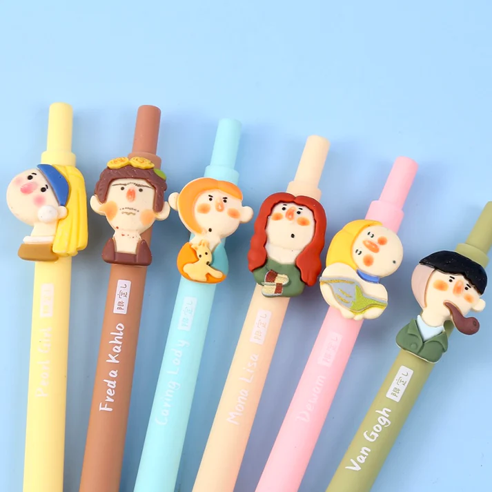 GEL PEN FAMOUS ART PAINTINGS RETRACTABLES