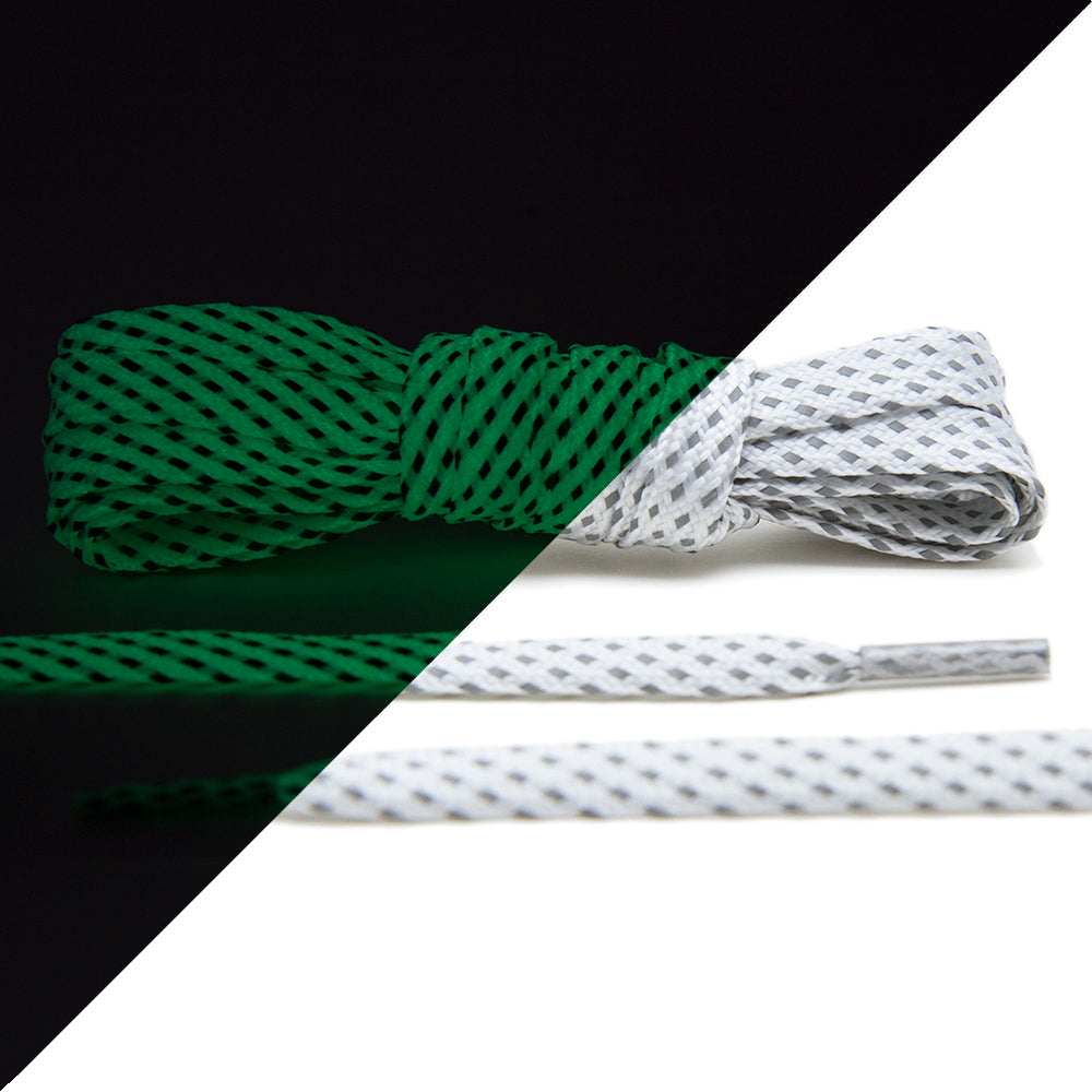 FLAT SHOE LACE GLOW IN THE DARK