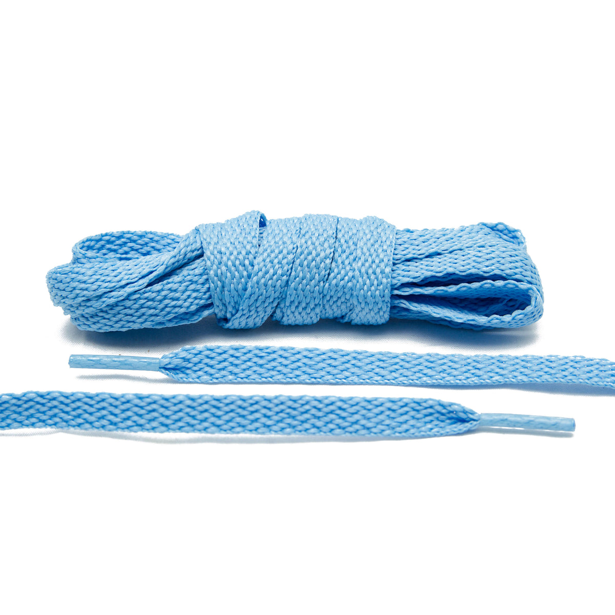 FLAT SHOE  LACE CAROLINA BLUE