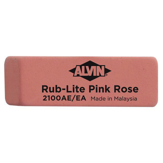ALVIN RUB-LITE PINK ROSE SOFT ERASER