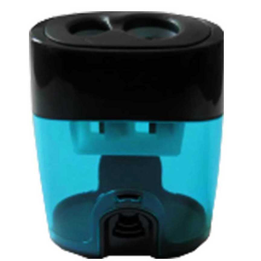 PLASTIC DOUBLE HOLE PENCIL SHARPENER