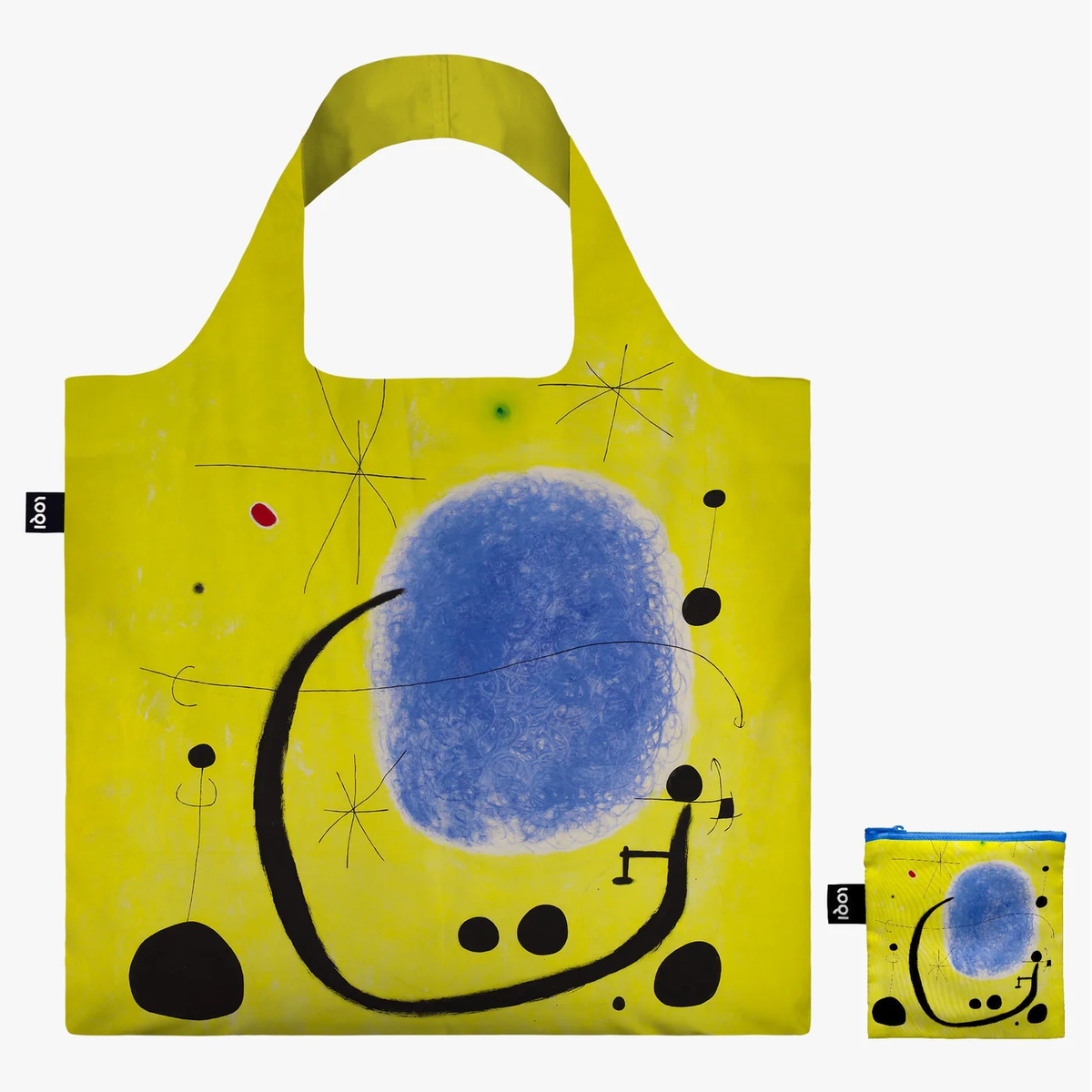 LOQI BAG - JOAN MIRO GOLD OF AZURE
