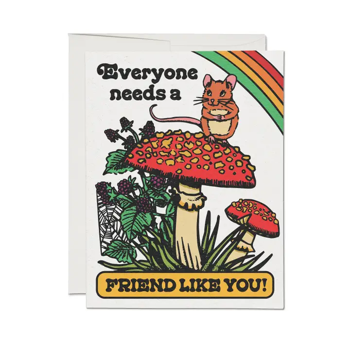 GREETING CARD - MOUSE FRIEND