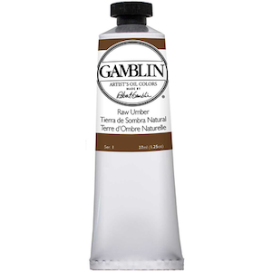 GAMBLIN ARTIST'S OIL COLOR RAW UMBER 37ml