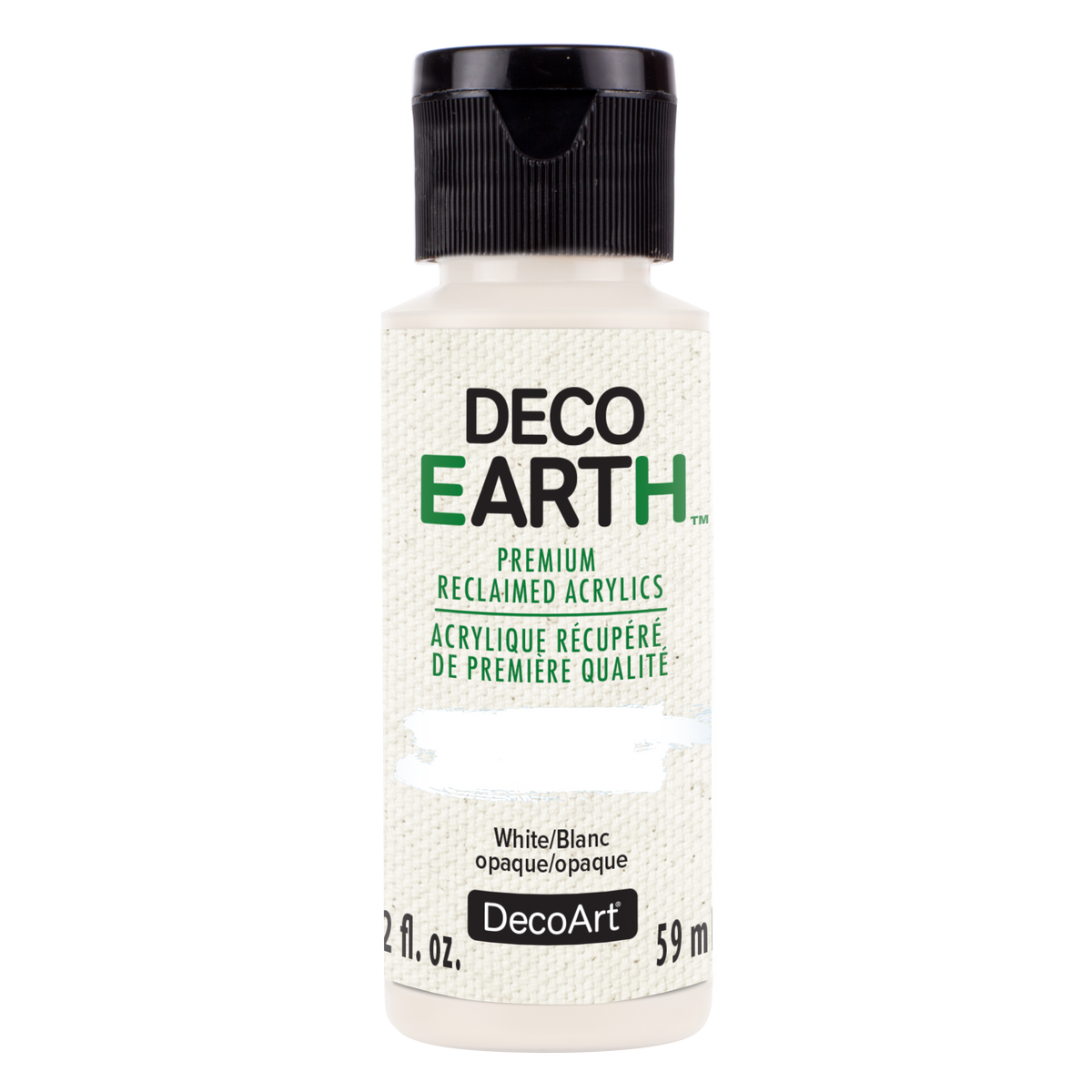 DECOEARTH  RECLAIMED ACRYLIC 2OZ WHITE