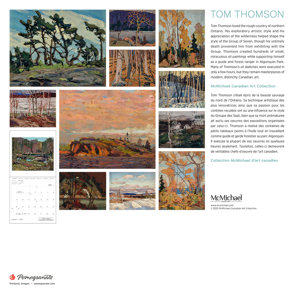 WALL CALENDAR 2026 - TOM THOMSON