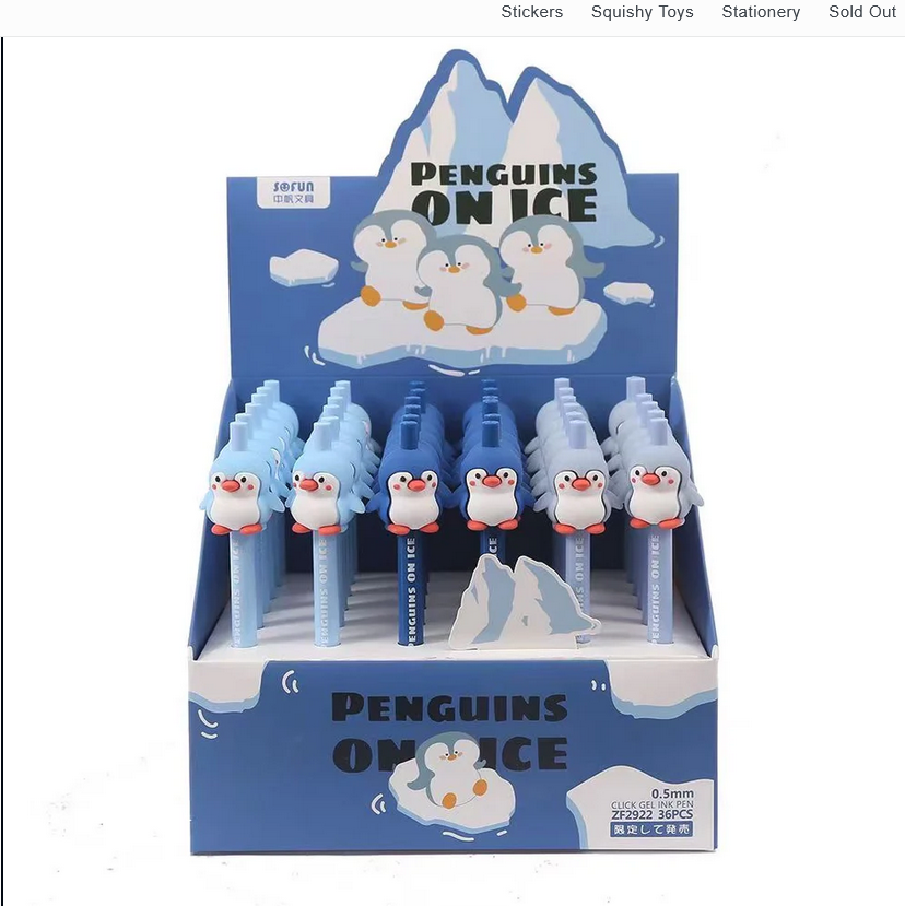 PENGUIN RETRACTABLE GEL PEN