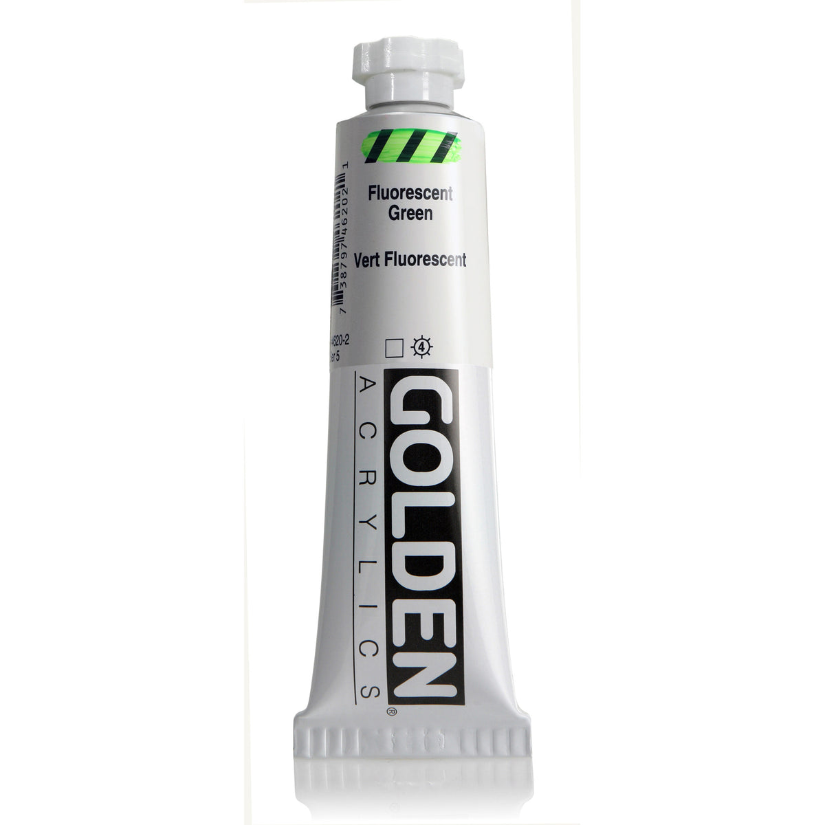 GOLDEN HEAVY BODY ACRYLIC FLUORESCENT GREEN 2oz