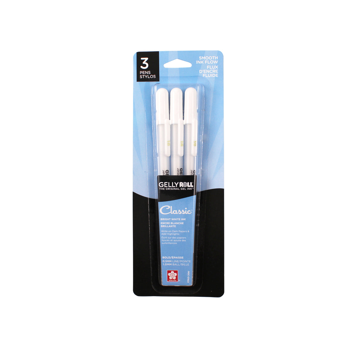 GELLY ROLL CLASSIC BOLD WHITE PACK OF 3
