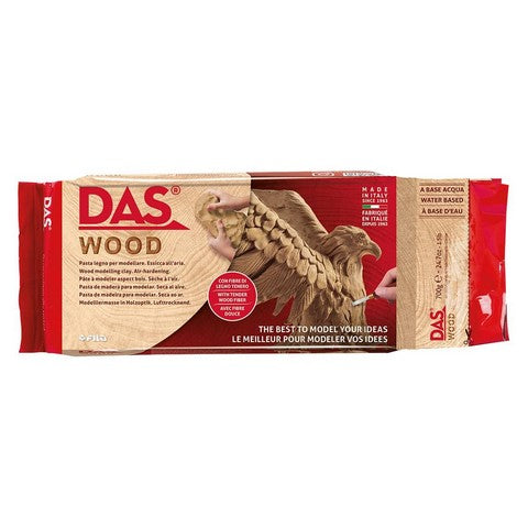 DAS AIR HARDENING MODELING CLAY WOOD 1.50LB