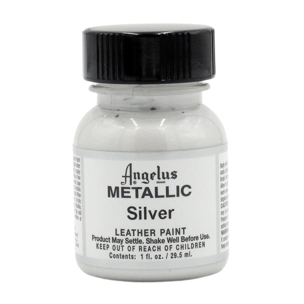 LEATHER PAINT 1oz  METALLIC  SILVER