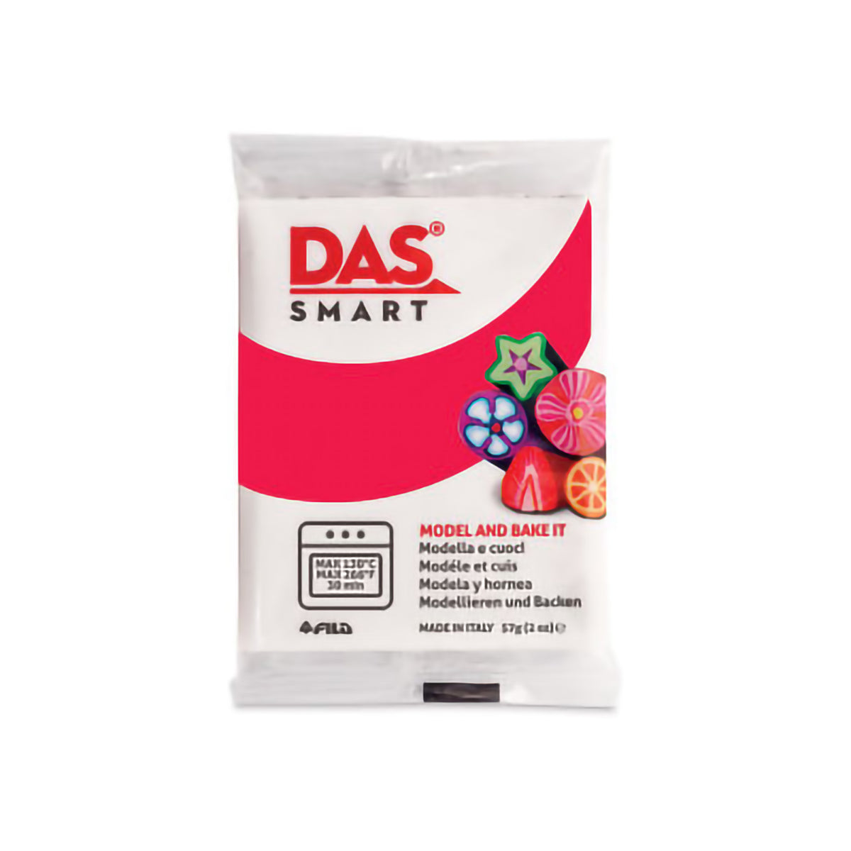 DAS SMART CLAY 2oz CARMINE RED