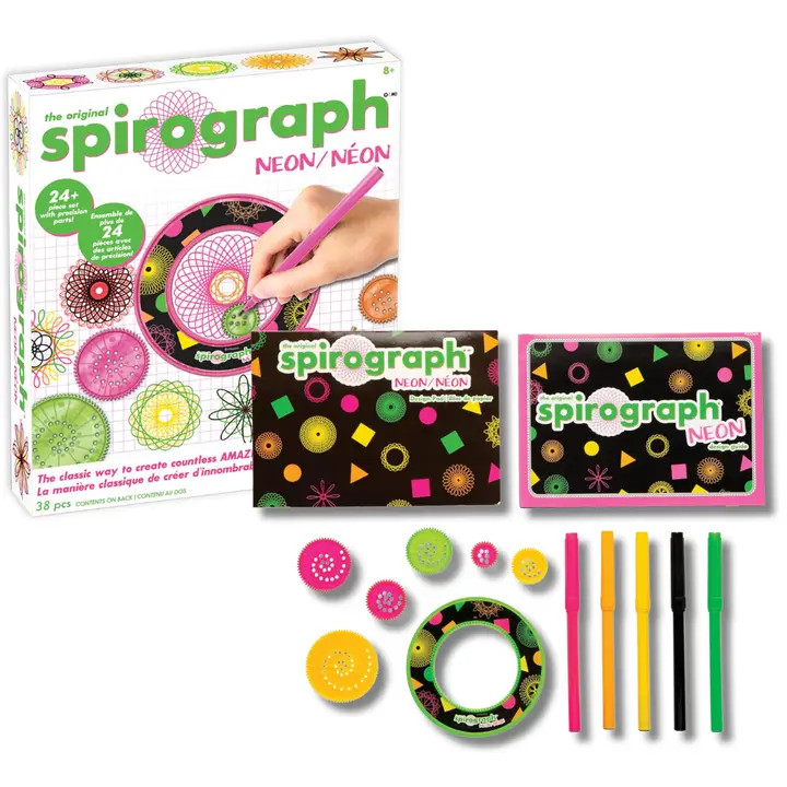 SPIROGRAPH NEON ART AND CRAFT KIT