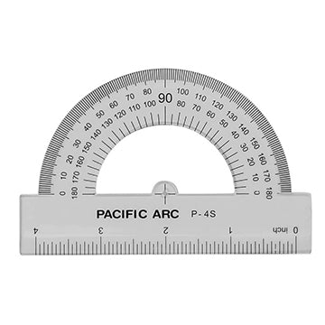 180 DEGREE 4&quot; ACRYLIC PROTRACTOR
