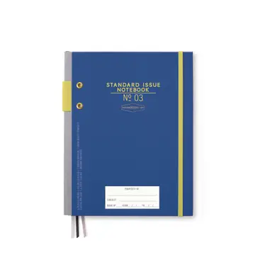 STANDARD ISSUE PLANNER NOTEBOOK  COBALT