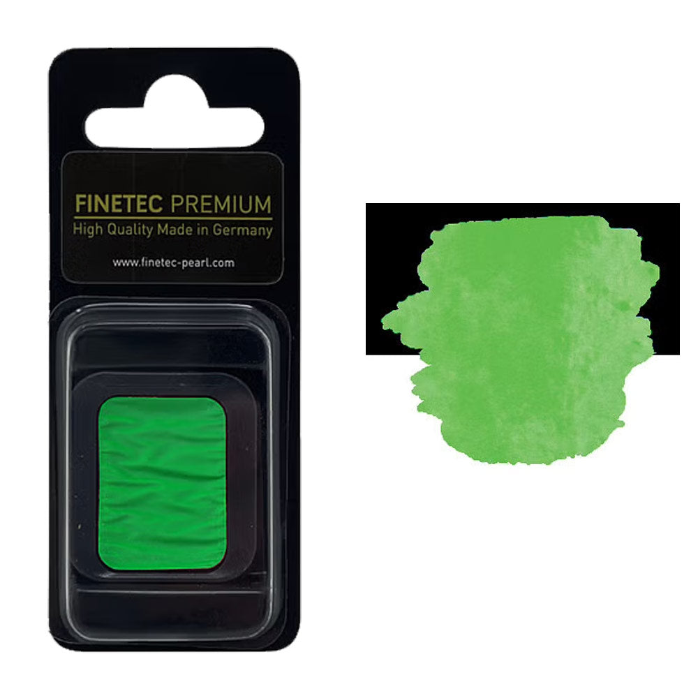 FINETEC PREMIUM WATERCOLOR PAN REFILL (NEON) – GREEN