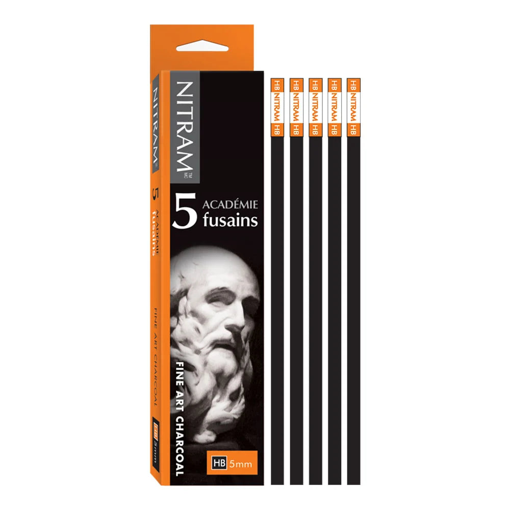 NITRAM ACADÉMIE FUSAINS HB (MEDIUM)